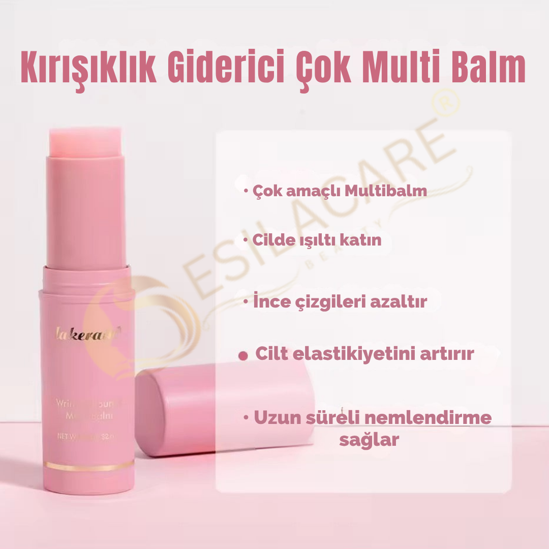 EsilaCare™ Kırışıklık Giderici Multi Balm | Kolajen ve Hyaluronik Asitli Nemlendirici Stick