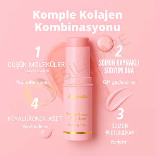 EsilaCare™ Kırışıklık Giderici Multi Balm | Kolajen ve Hyaluronik Asitli Nemlendirici Stick
