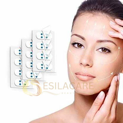 EsilaCare™ Ultra Şeffaf Yüz Germe Bandı | Çift Çene ve Sarkık Cilt İçin Görünmez Lifting Bandı